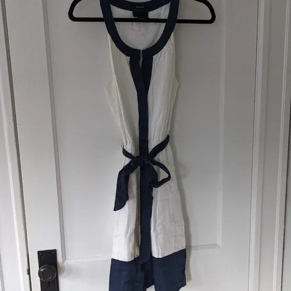 a line pocket dress Blue Denim Shirt Style A Line Pocket Dress Women